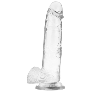 X Ray-Dildo Transparent mit Hoden 22 cm -o- 4.6 cm-Jelly · Strap-on & Harness (Bild 6)