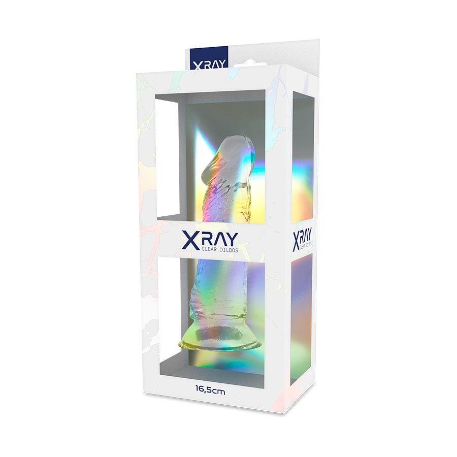 X Ray-Xray Clear Dildo Transparent 16.5 cm X 4 cm-Jelly, Saugnapf · Sextoys (Bild 3)