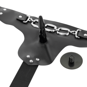 Harness Attraction-Rnes George Vibrator Realistisch 19 cm – 4 cm-TPR · Strap-on & Harness (Bild 5)