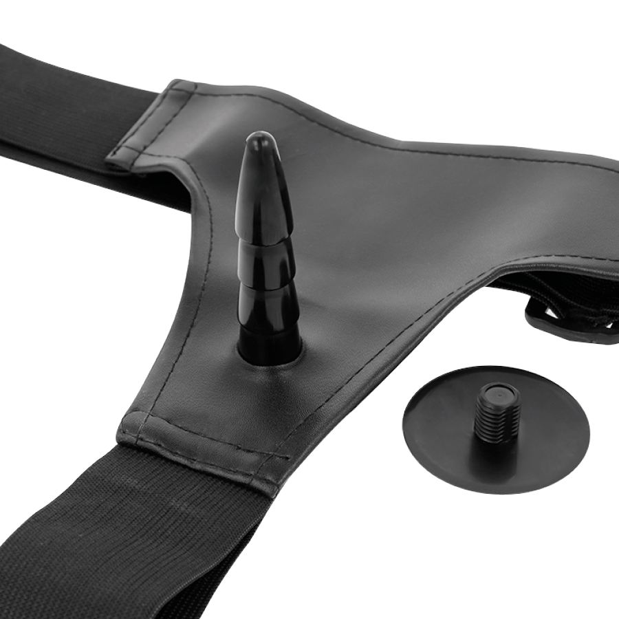Harness Attraction-Derick Articulierbare Flesh 22.5 cm -o- 4.5 cm-TPR · Strap-on & Harness (Bild 2)