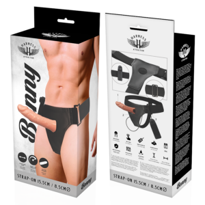 Harness Attraction-Rnes Hollow Benny mit Vibrator 15 cm -o- 4.5 cm · Strap-on & Harness (Bild 6)