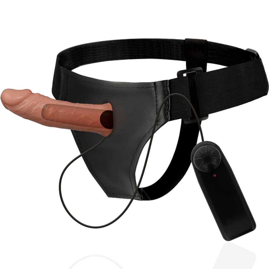 Harness Attraction-Rnes Hollow Benny mit Vibrator 15 cm -o- 4.5 cm · Strap-on & Harness (Bild 3)