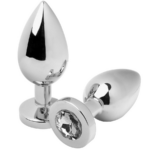 Metal Hard-Analplug Diamond Transparent Picco 5.71CM-Waterproof · Spielzeug aus Glas & Metall