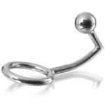 Metal Hard-Penisring mit Analhaken Intruder 45MM · Spielzeug aus Glas & Metall