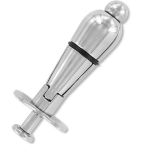 Metal Hard-Analplug Metall mit Schloss · Spielzeug aus Glas & Metall