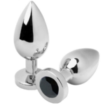 Metal Hard-Analplug Diamond Schwarz Picco 5.71CM-Waterproof · Spielzeug aus Glas & Metall