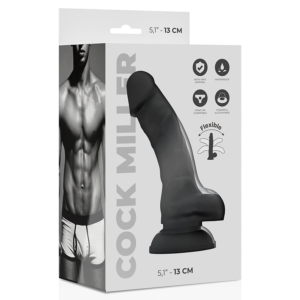 Cock Miller-Dildo Silikon Dual Density Cocksil Gelenk Schwarz · Strap-on & Harness (Bild 6)
