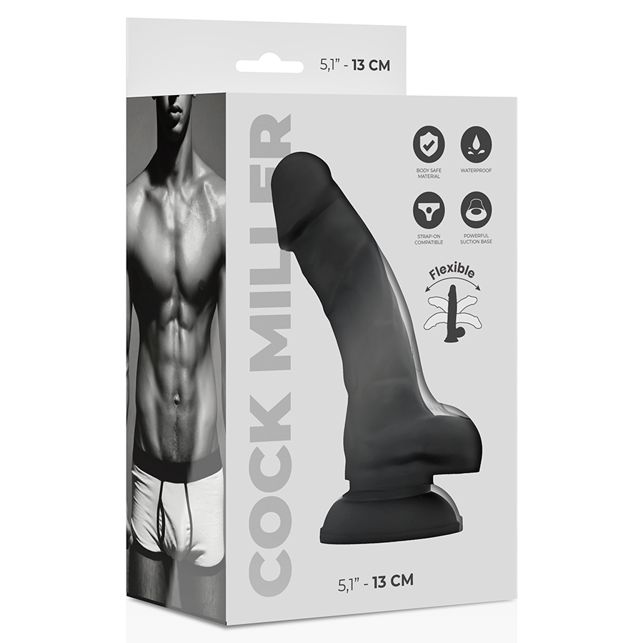 Cock Miller-Dildo Silikon Dual Density Cocksil Gelenk Schwarz · Strap-on & Harness (Bild 6)