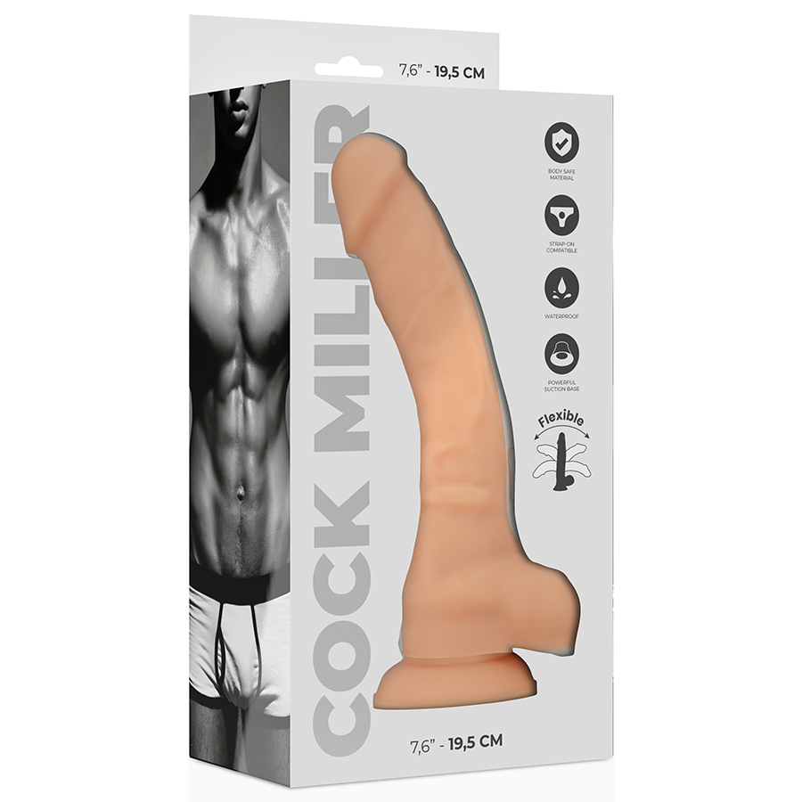 Cock Miller-Dildo Realistisch in Silikon Dual Density · Strap-on & Harness (Bild 7)