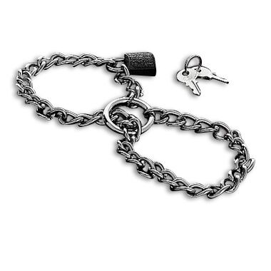 Metal Hard-Handschellen Kette aus rostfreiem Stahl · Spielzeug aus Glas & Metall