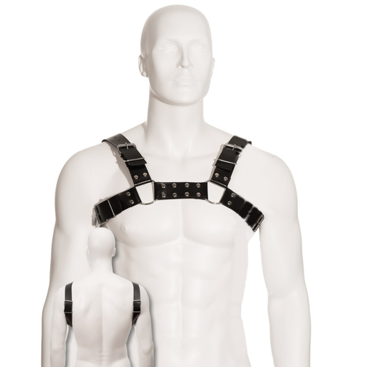 Leather Body-Harness Black Bull Hunde in Leder für Männer · Sexy Damen-Dessous (Bild 2)