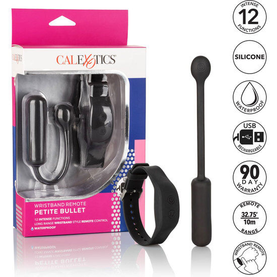 Calexotics-Armband mit Fernbedienung und Mini Bullet Petite-12 Geschwindigkeiten · Vibratoren (Bild 3)