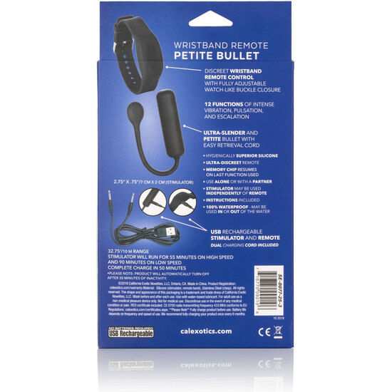 Calexotics-Armband mit Fernbedienung und Mini Bullet Petite-12 Geschwindigkeiten · Vibratoren (Bild 4)