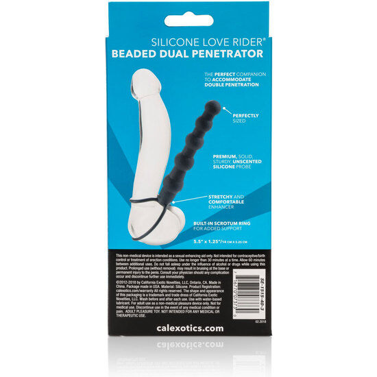 Calexotics-Doppel Penetrator mit Schwarz-Silikon Perlen · Sextoys (Bild 3)