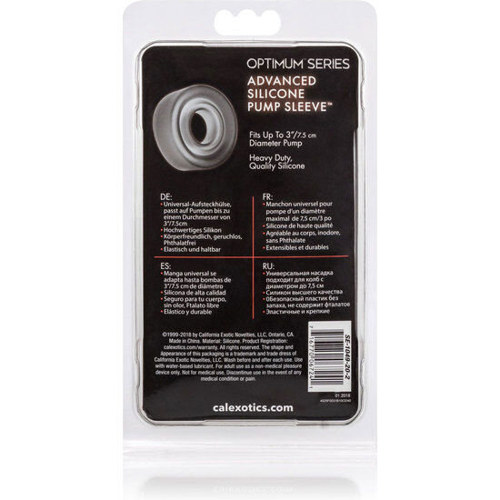 Calexotics-Penishülle Advanced Silikon für Pumpe, Schwarz · Sextoys (Bild 3)