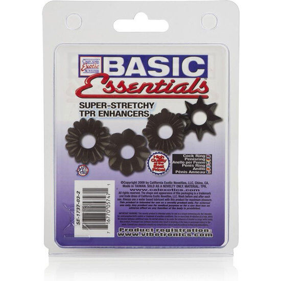 Calexotics-Basic Essentials Set 4 Stk.-TPR · Sextoys (Bild 3)