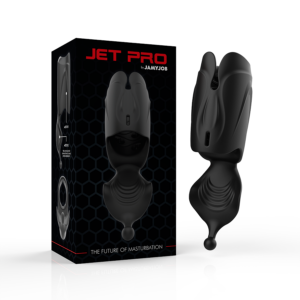 Jamyjob-Wiederaufladbarer Masturbator Head Stroker-Silikon, 10 Stufen