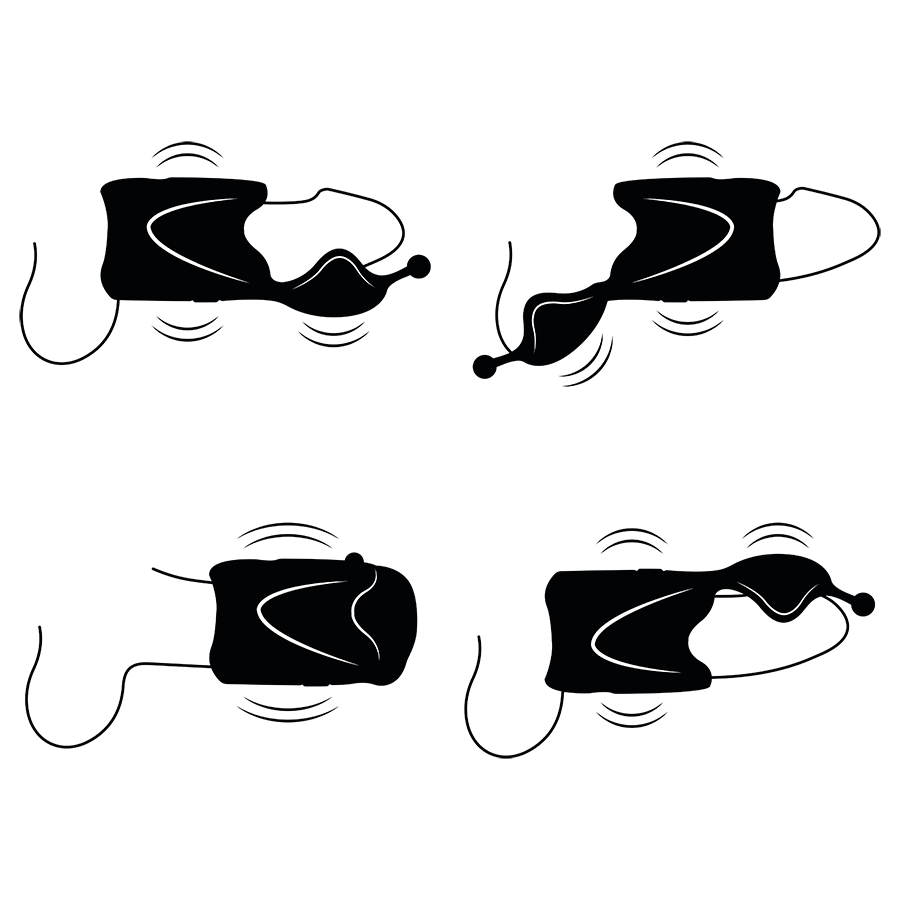 Jamyjob-Masturbator Wiederaufladbar Head Stroker-Silikon, 10 Geschwindigkeiten · Sextoys (Bild 3)