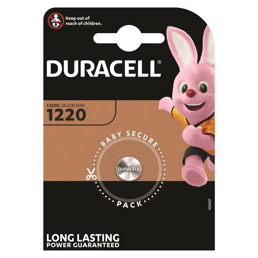 Duracell-Lithium-Knopfzelle CR1220 3V, 1 Stk.