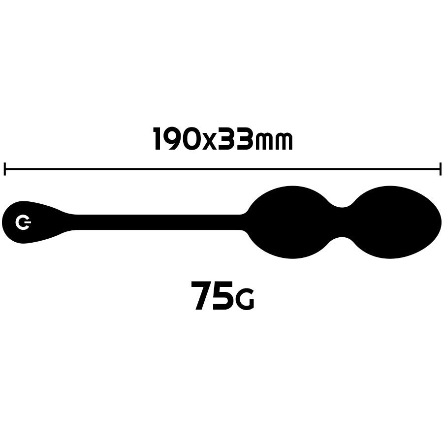 Rithual-Nisha Liebeskugeln Wiederaufladbar Schwarz · Sextoys (Bild 3)