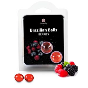 Secretplay Cosmetic-2 Brazilian Balls Waldfrucht-Aroma