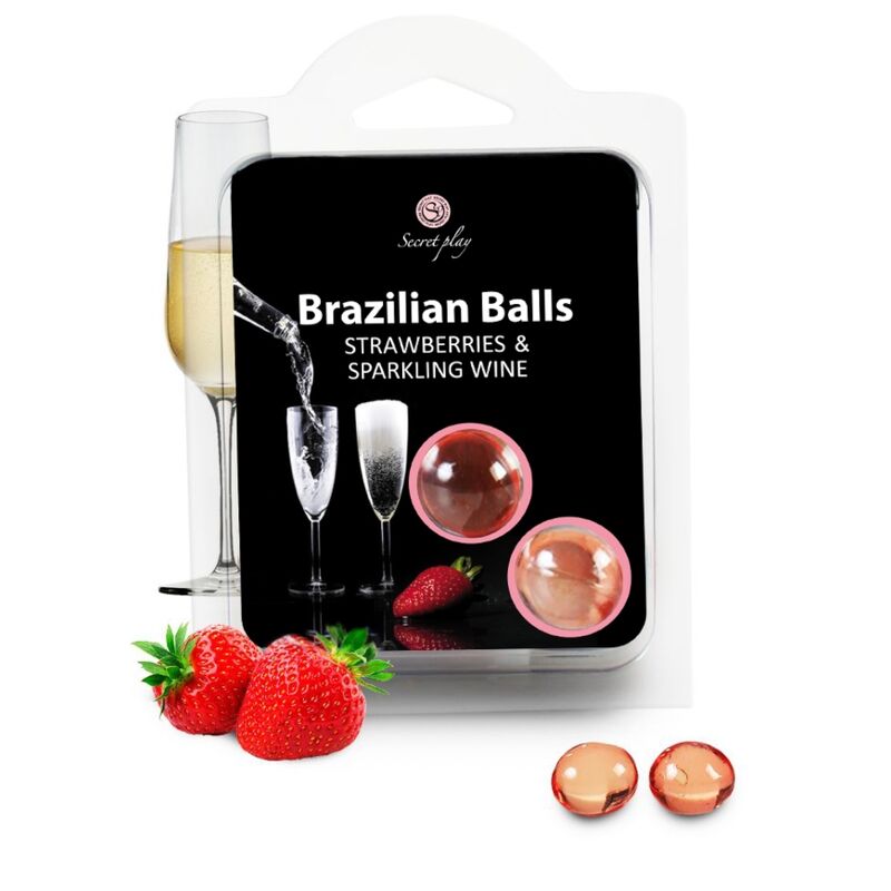 Secretplay Cosmetic-Set Brasilianische Blumen Erdbeeren und Champagner · Kosmetika & Aphrodisiaka (Bild 2)
