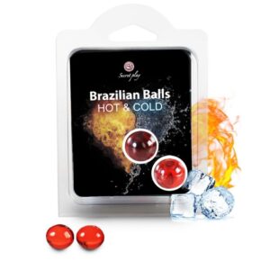 Secretplay Cosmetic-Brasilianische Kugeln mit Wärme- und Kälteeffekt, 2 Stk.