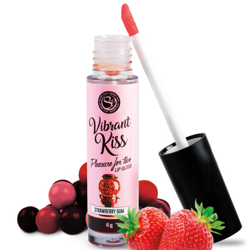 Secretplay Cosmetic-Lipgloss Vibrant Kiss Strawberry Gum