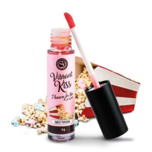 Secretplay Cosmetic-Vibrierender Lipgloss Kiss Sweet Popcorn