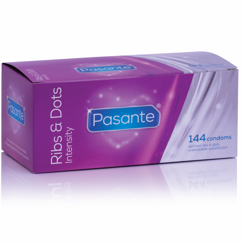 Pasante-Kondome Ribs & Dots Intensity 144 Stk. · Kondome