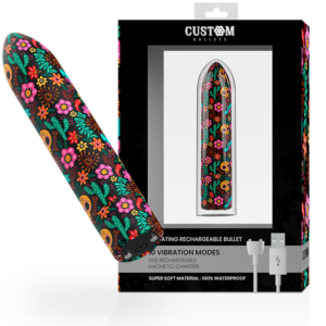 Custom Bullets-Magnetische Bullet Wiederaufladbar Skull, 10 · Vibratoren