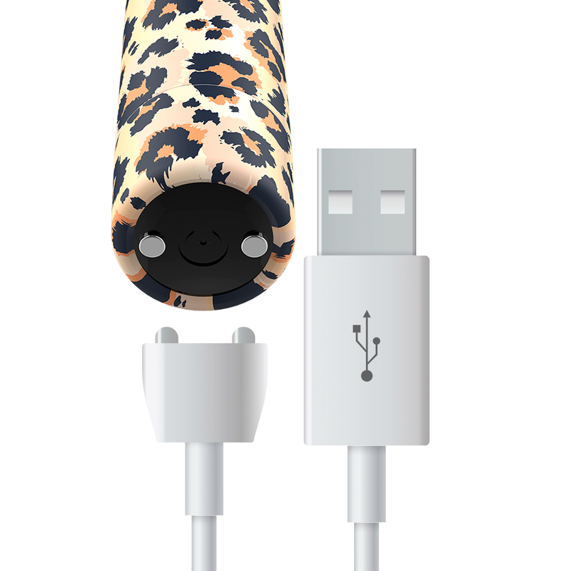 Custom Bullets-Leopard Magnetic 10 Silikon Intensität, 10 Geschwindigkeiten · Vibratoren (Bild 5)