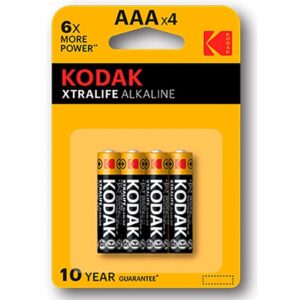 Kodak-Xtralife Batterien alcaline AAA LR03 – Blisterpackung 4 Stk. · Sextoys