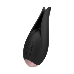 Coquette Toys-Stimulator Klitoris Schwarz/Goldblume-Silizium · Vibratoren (Bild 3)