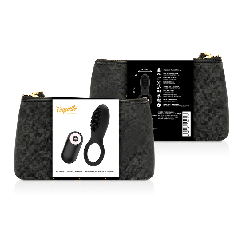 Coquette Toys-Vibrationsring mit Fernbedienung Wiederaufladbar · Vibratoren (Bild 2)