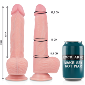 Rock Army-Realistische Hawk Rotierend und Vibrierend 22 cm -o- 4,6 cm · Vibratoren (Bild 2)