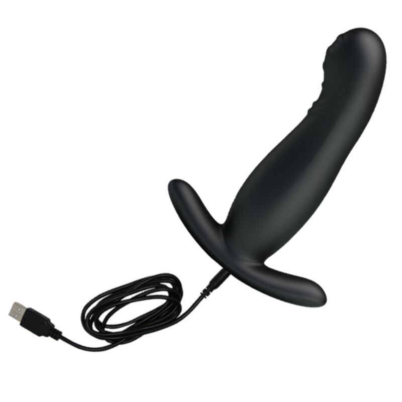 Mr Play-Stimulierend Prostata Wiederaufladbar Schwarz-Silikon, 3 Geschwindigkeiten · Sextoys (Bild 3)