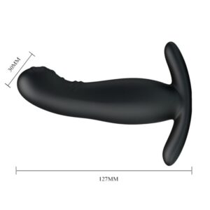 Mr Play-Stimulierend Prostata Wiederaufladbar Schwarz-Silikon, 3 Geschwindigkeiten · Sextoys (Bild 4)