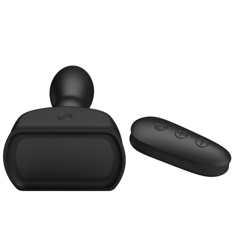 Mr Play-Analplug aufblasbar Schwarz mit drahtloser Fernbedienung-12 Geschwindigkeiten · Vibratoren (Bild 5)