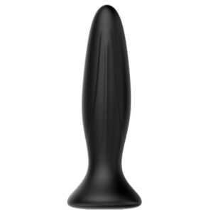 Mr Play-Analplug Vibrator Wiederaufladbar Schwarz-Silikon, 12 Geschwindigkeiten · Analspielzeug (Bild 5)