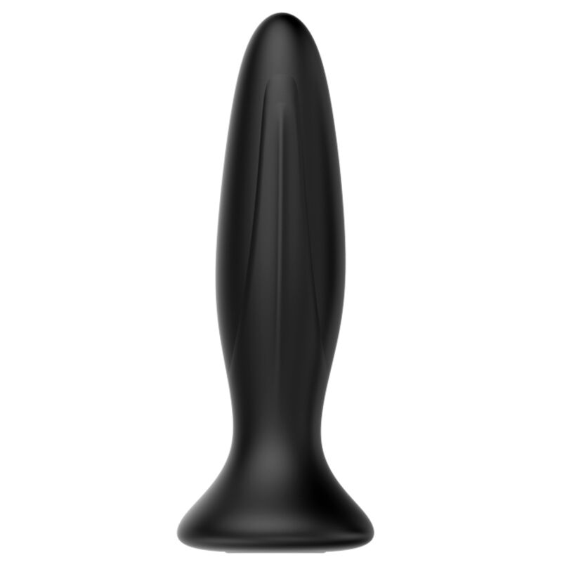 Mr Play-Analplug Vibrator Wiederaufladbar Schwarz-Silikon, 12 Geschwindigkeiten · Analspielzeug (Bild 5)
