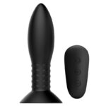 Mr Play-Analplug mit schwarzer Drehkugel und Silikonfernbedienung · Vibratoren