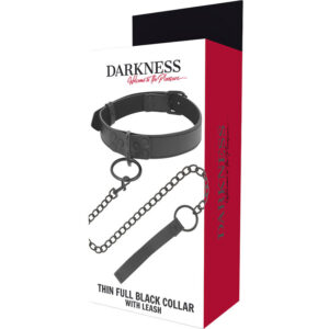 Darkness Bondage-Halskette Schwarz mit Kette-Metal · Sextoys (Bild 4)