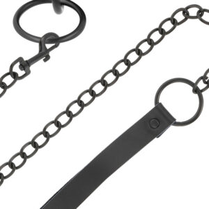 Darkness Bondage-Halskette Schwarz mit Kette-Metal · Sextoys (Bild 2)