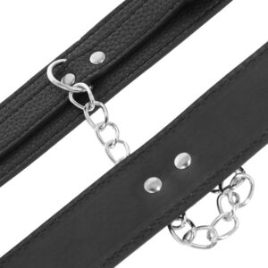 Darkness Bondage-Darkness Handgelenke aus schwarzem Leder strukturiert · Sextoys (Bild 4)