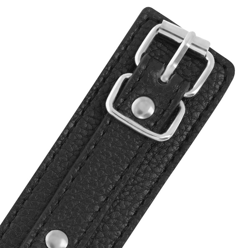 Darkness Bondage-Darkness Handgelenke aus schwarzem Leder strukturiert · Sextoys (Bild 3)