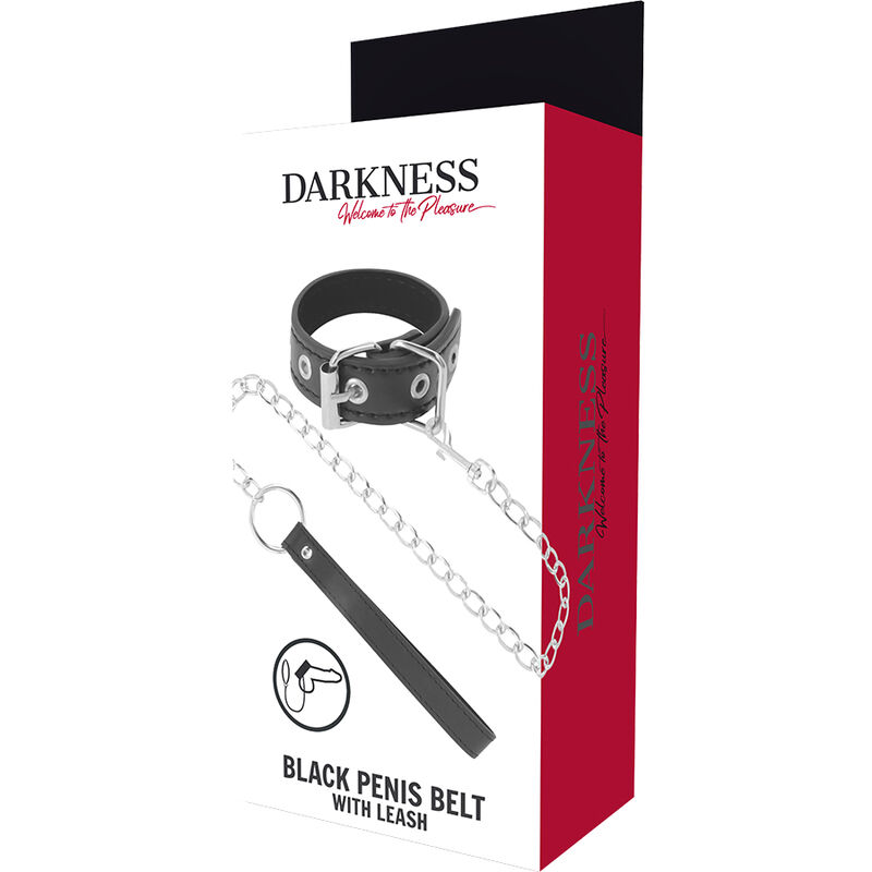 Darkness Bondage-Penisring mit umweltfreundlichem Lederarmband · Sextoys (Bild 5)