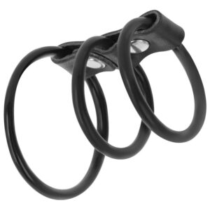 Darkness Bondage-Set von 3 flexiblen Ringen für Penis-TPR · Sextoys (Bild 4)