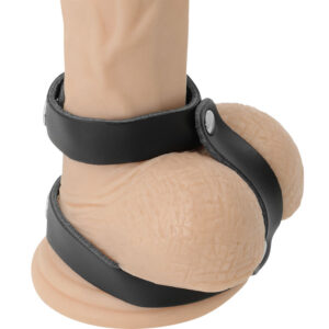 Darkness Bondage-Einstellbarer Ring für Penis und Hoden · Sextoys (Bild 5)