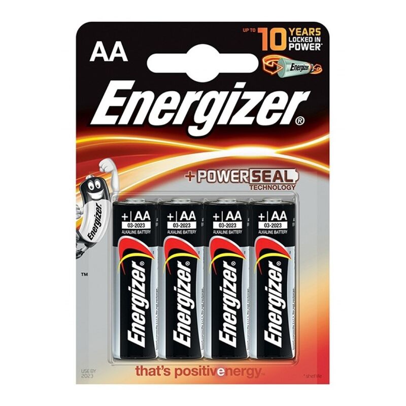 Energizer-Alkaline-Batterien Power AA LR6, 4er-Set